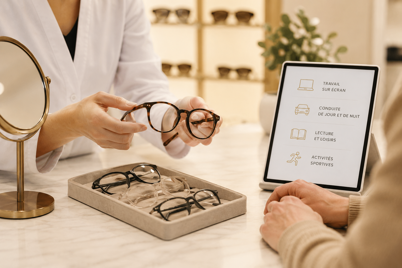 Conseils personnalisés pour votre équipement optique