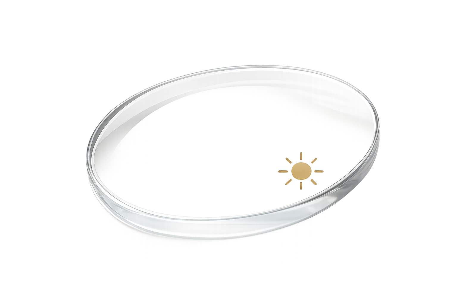 Verres solaires à la vue